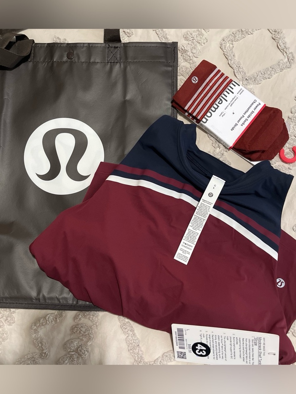 Lululemon burgandy bundle ๐ซถ๐ป new with tags